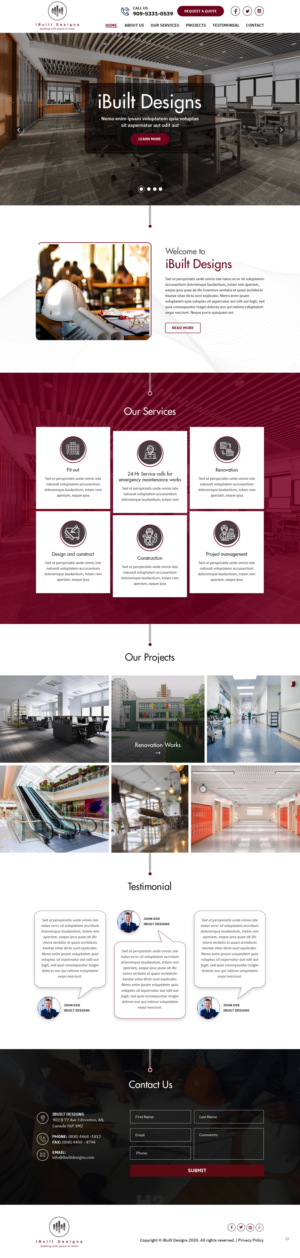 Web Design by pb for this project | Design: #25507611