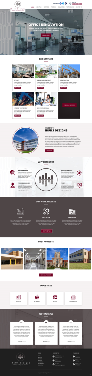 Web Design by pb for this project | Design: #25507616