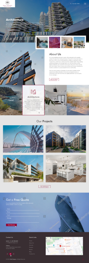 A revolutionary website for a revolutionary construction company | Diseño Web por Ved Web Services