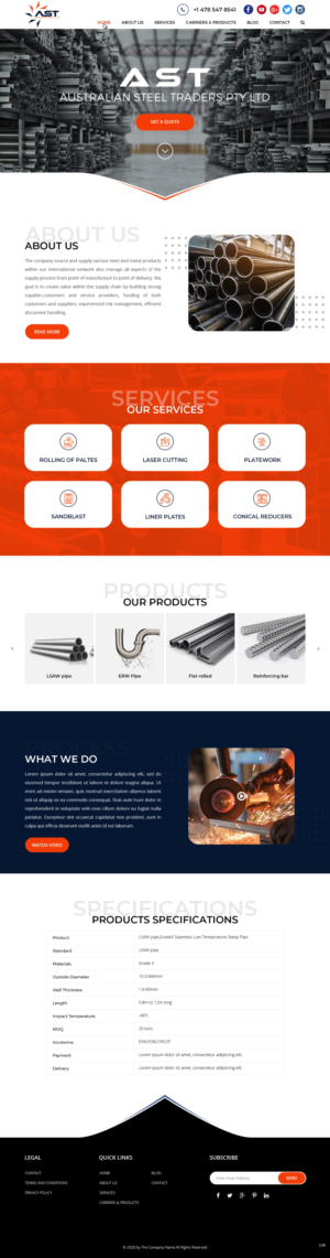 Diseño Web por pb para Australian Traders | Diseño: #25507583