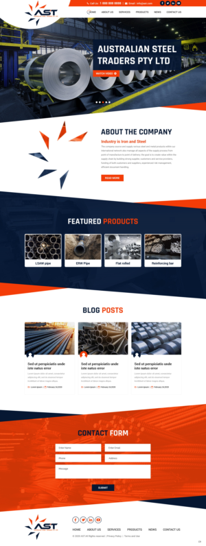 Diseño Web por pb para Australian Traders | Diseño: #25507585