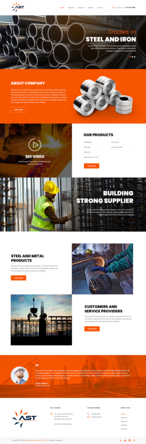 Web Design by Ahmad Ghani 2 for Australian Traders | Design #25516924