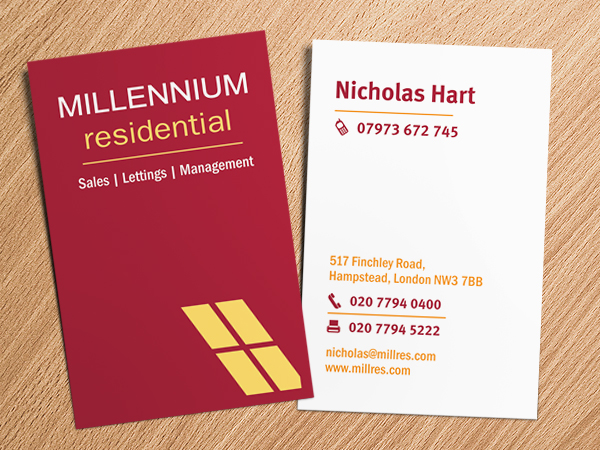 Stationery Design by Two heads for MillRes | Design #72935