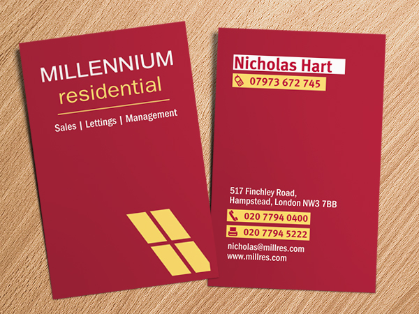 Stationery Design by Two heads for MillRes | Design #72937