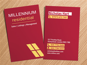 Stationery Design by Two heads for MillRes | Design: #72937