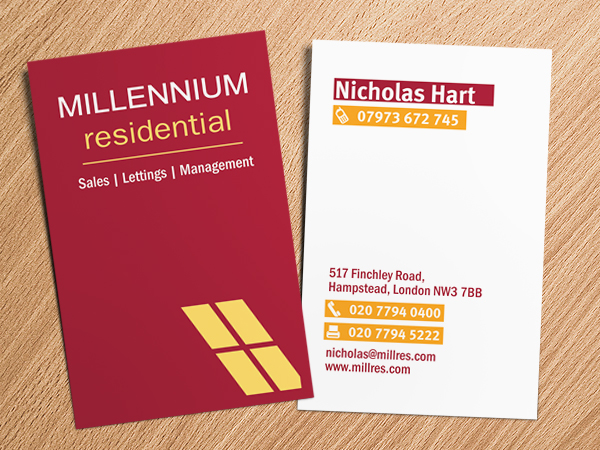 Stationery Design by Two heads for MillRes | Design #72938