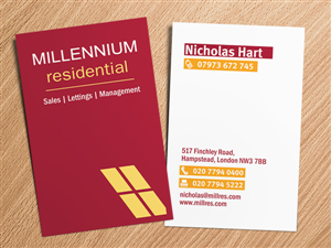 Stationery Design by Two heads for MillRes | Design: #72938