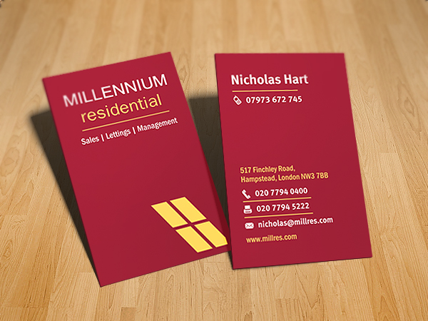 Stationery Design by Two heads for MillRes | Design #80135