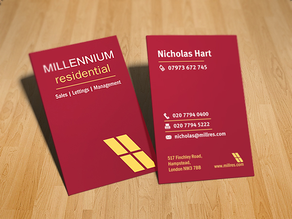 Stationery Design by Two heads for MillRes | Design #81131