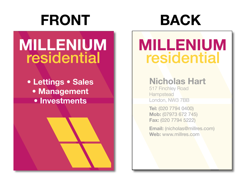 Stationery Design by Fabrika for MillRes | Design #64838