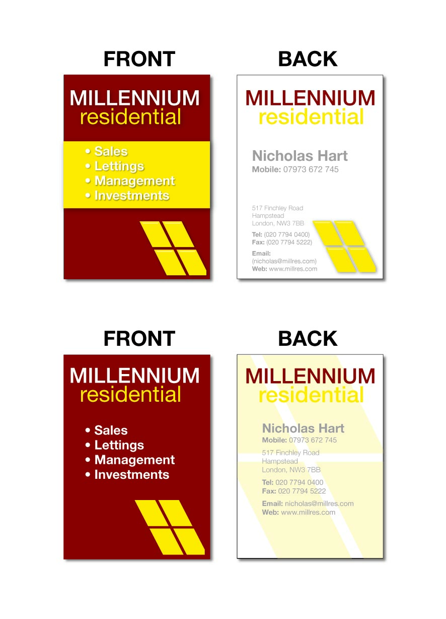 Stationery Design by Fabrika for MillRes | Design #65784