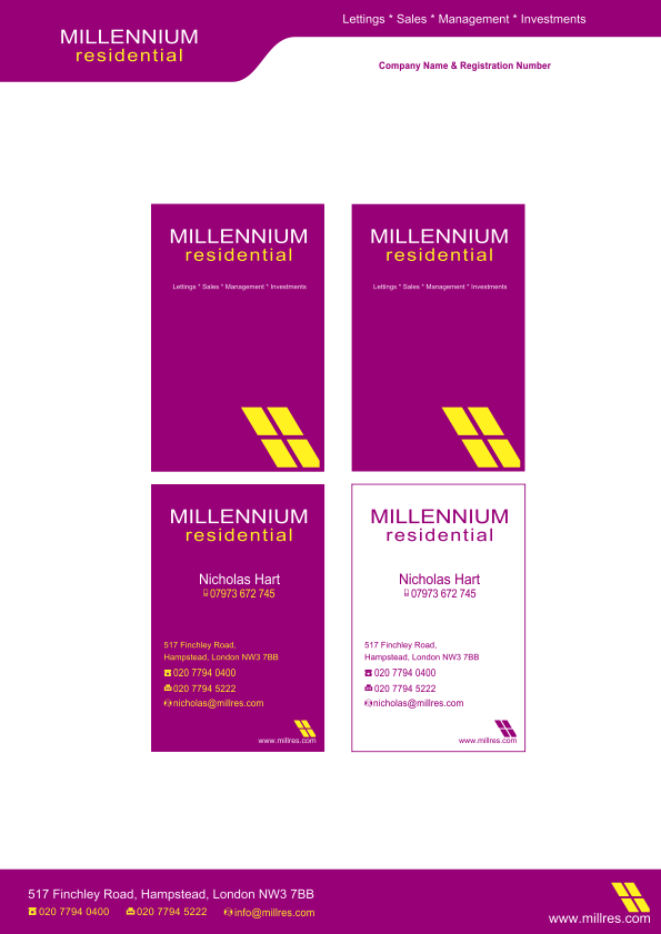 Stationery Design by SiddKidd for MillRes | Design #72454