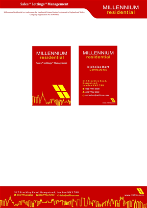 Stationery Design by SiddKidd for MillRes | Design: #77389