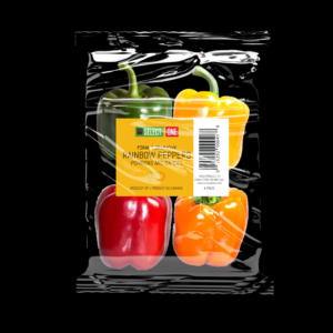 Rainbow Pepper Label for Grocery stores (4pk bell peppers) | Etikett-Design von Inaaina