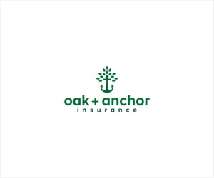 oak + anchor insurance | Logo Design by BNdesigner