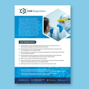 CIAN Diagnostics Pooling One Sheet  | Flyer-Design von Deepak_9_Malhotra