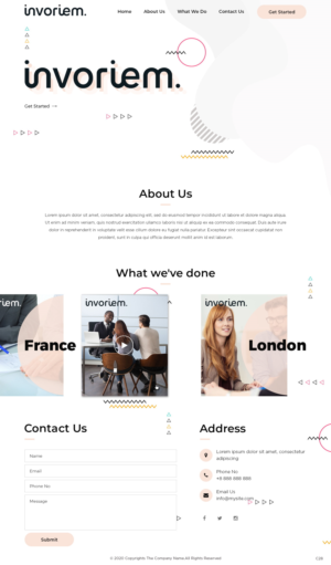 Web Design by pb for this project | Design: #25507620