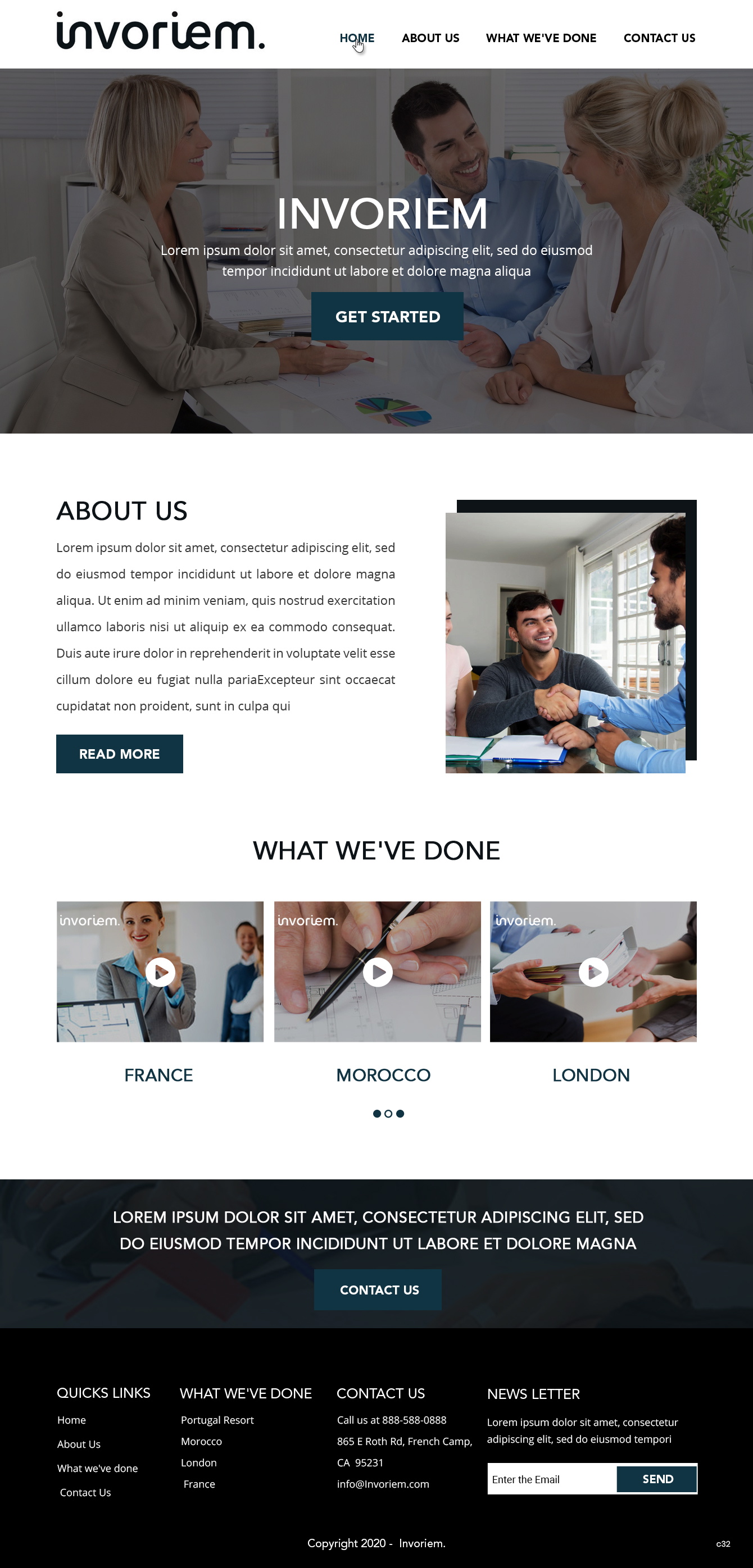 Web Design by pb for this project | Design #25507623