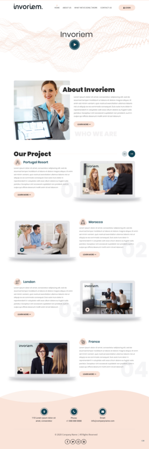 Web Design par pb pour ce projet | Design : #25507629