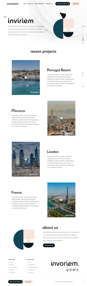 Web Design par pb pour ce projet | Design : #25507637