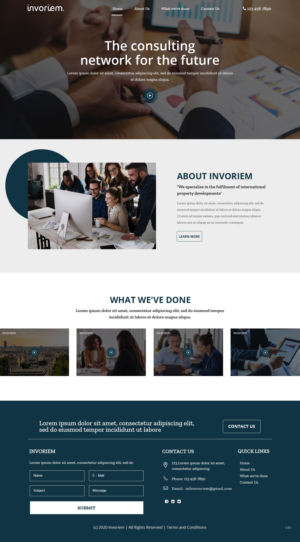 Web Design by pb for this project | Design: #25507638