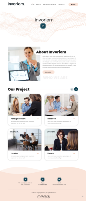 Web Design par pb pour ce projet | Design : #25519499
