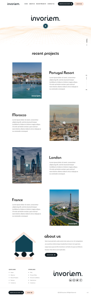 Web Design par pb pour ce projet | Design : #25530091