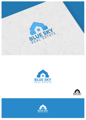 Blue Sky Real Estate | Logo Design by goranvisnjic82