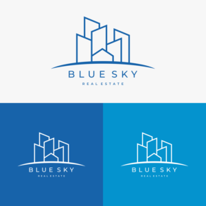 Blue Sky Real Estate | Logo Design by Ivan varian