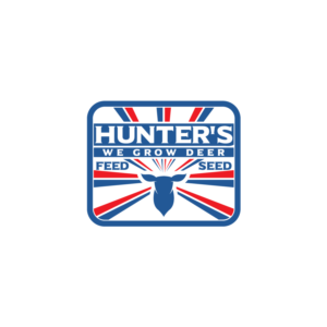 Hunter's Feed (space) Seed We Grow Deer(bottom of logo) | Logo Design by Graphic Bricks