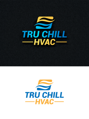 tru chill hvac | Logo Design by Linda Designs
