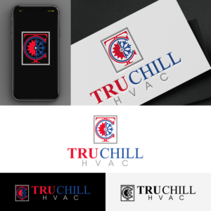 tru chill hvac | Logo Design by ICKE