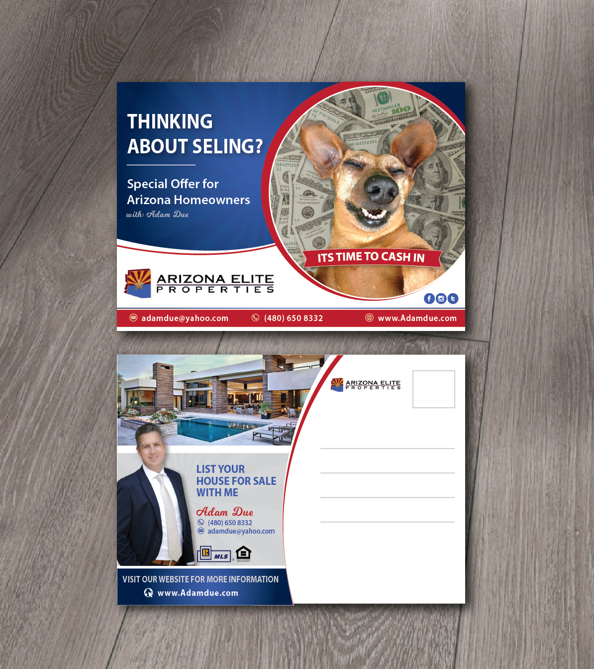 Diseño de Flyer por alex989 para Arizona Elite Properties | Diseño #25505811