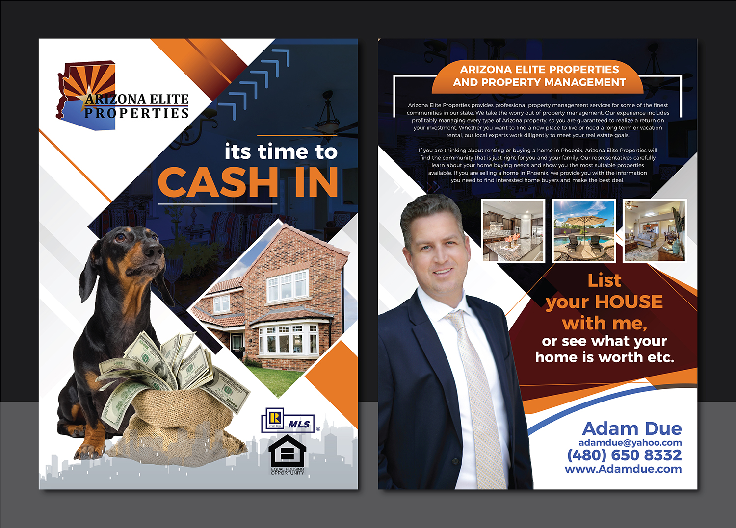 Flyer-Design von Deziners Zone für Arizona Elite Properties | Design #25505816