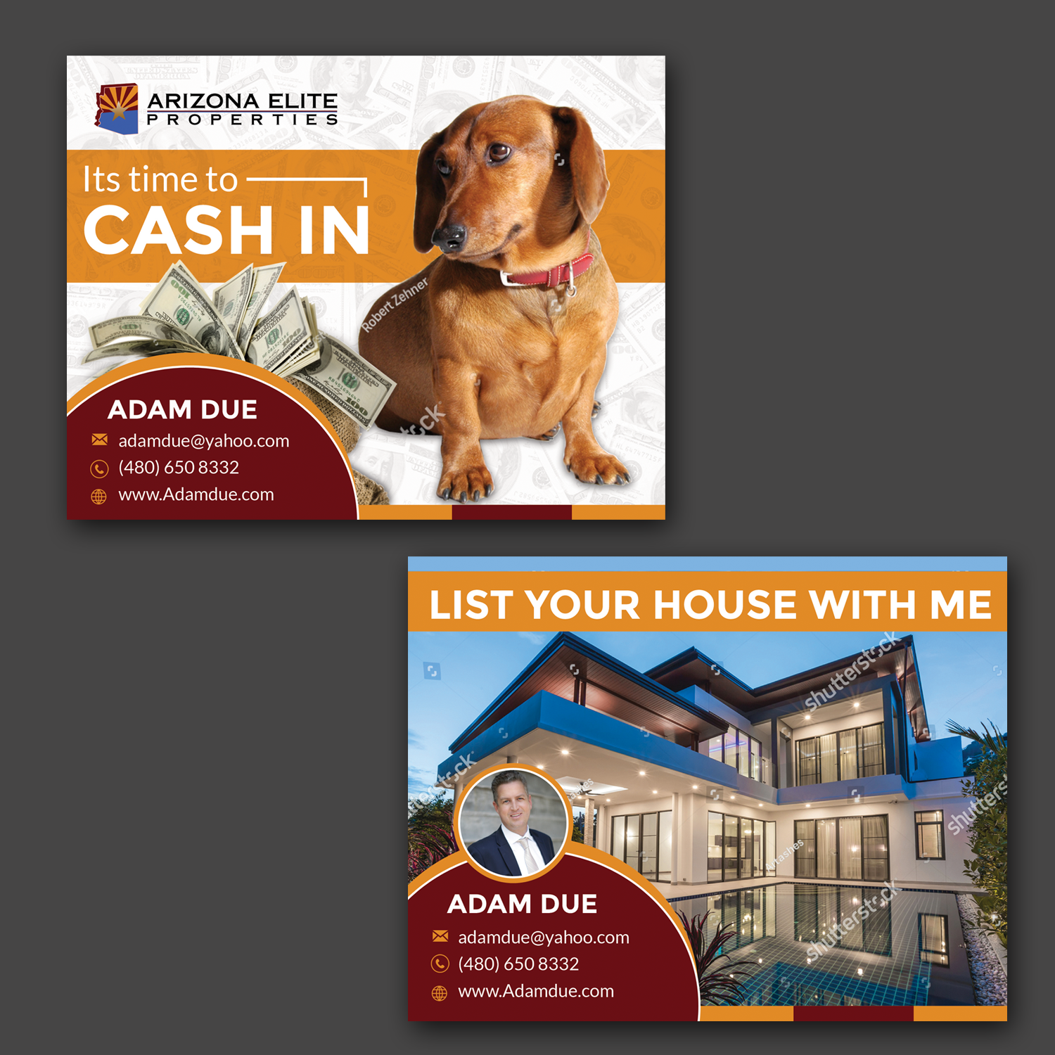 Diseño de Flyer por Schöpfer para Arizona Elite Properties | Diseño #25508003