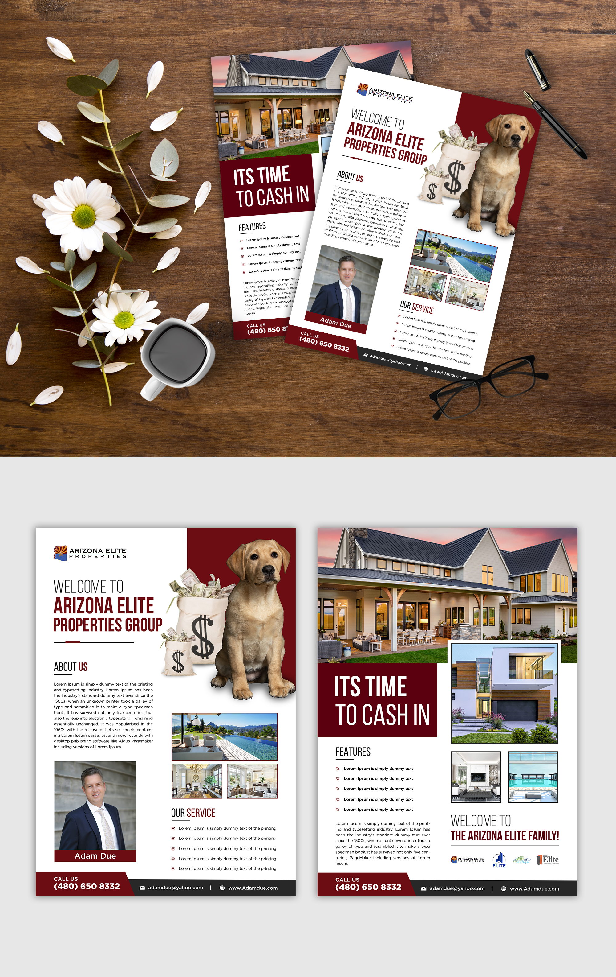 Flyer Design by ZeneFashions for Arizona Elite Properties | Design #25507996