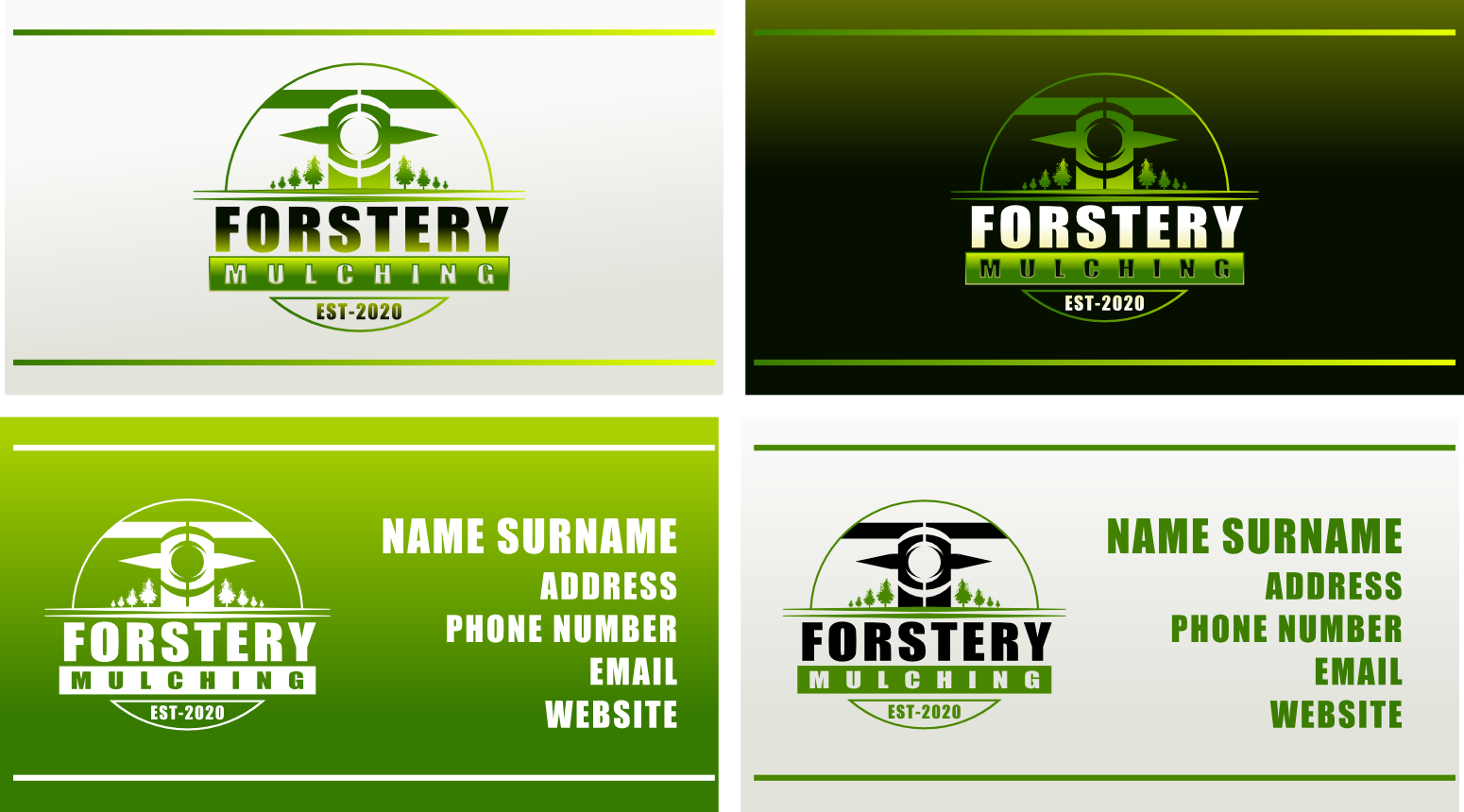 Business Card Design by MulamboDesign for Extreme Landworxs  | Design #25508305