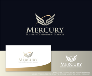 Diseño de Logo por alvinnavarra para Mercury Business Development Services Corporation | Diseño: #25540648