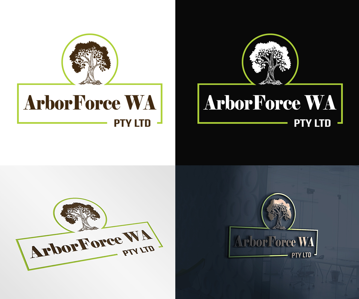 Logo Design by RKDesign29 for ArborForce WA Pty Ltd | Design #25506219