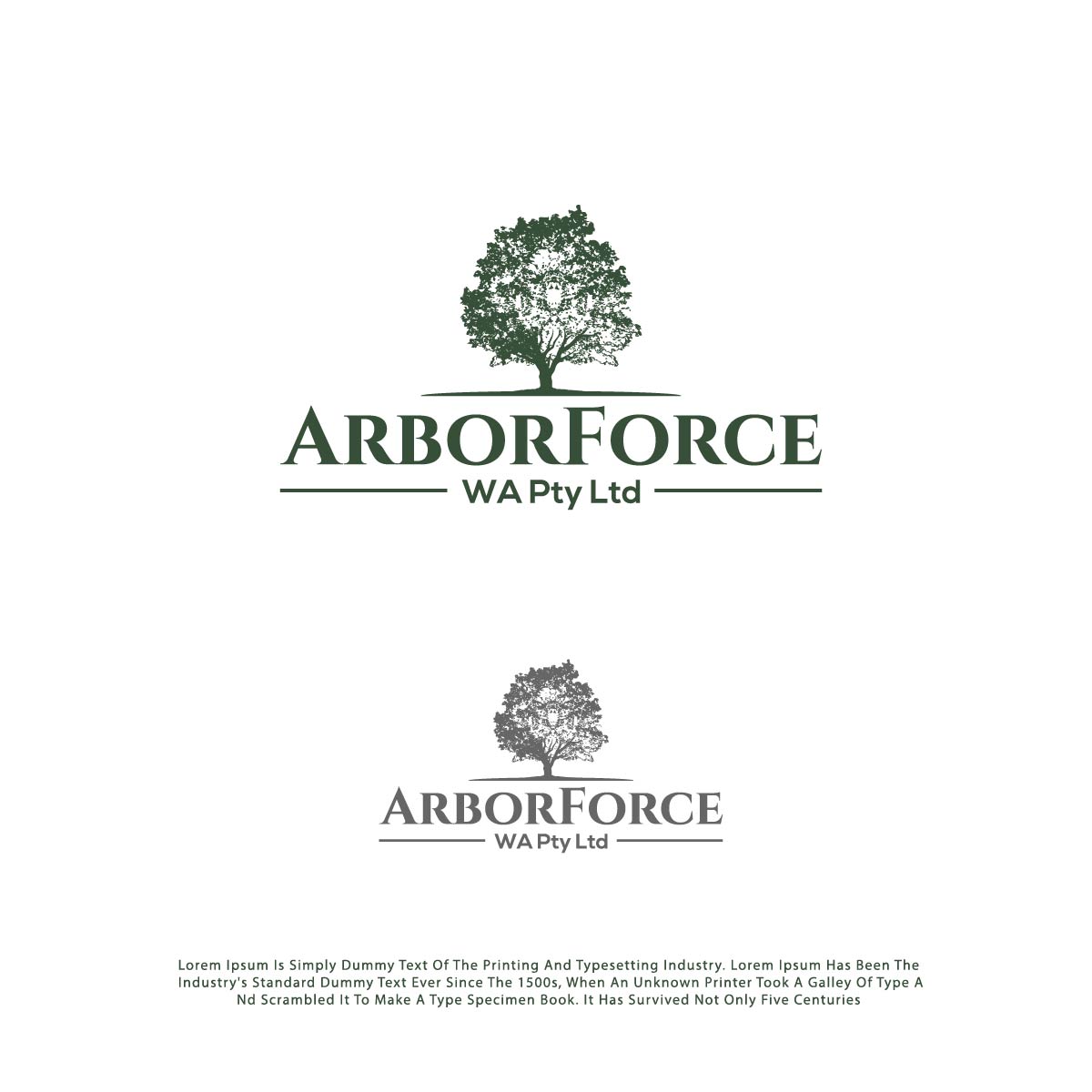 Logo Design by creative.bugs for ArborForce WA Pty Ltd | Design #25505309