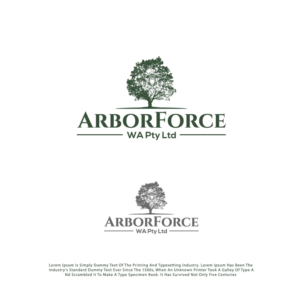 Logo Design by creative.bugs for ArborForce WA Pty Ltd | Design: #25505309