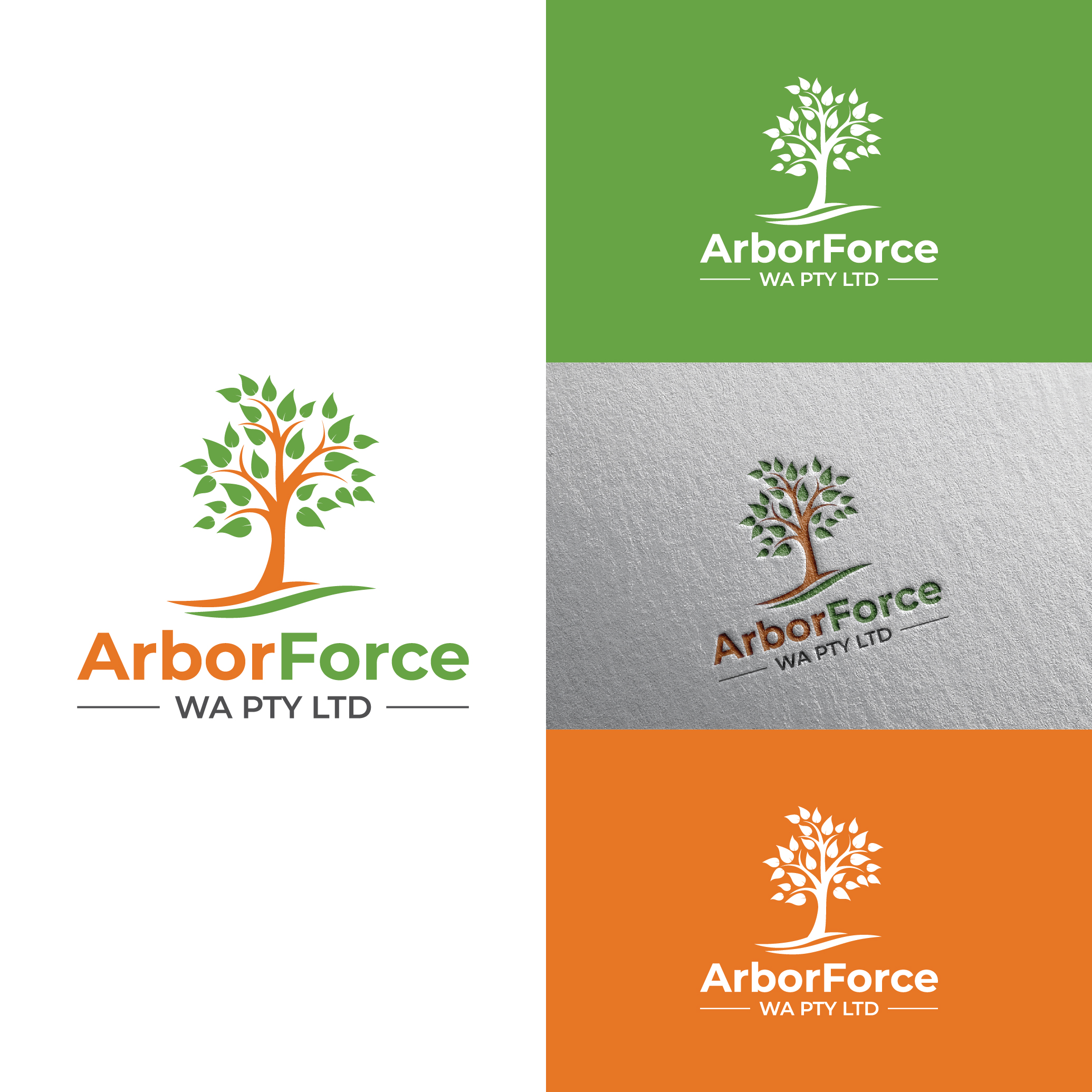 Logo Design by Kreative_Finger for ArborForce WA Pty Ltd | Design #25508504