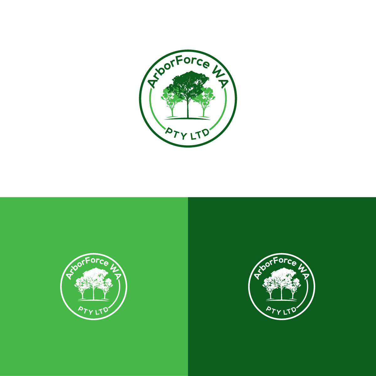 Logo Design by Kreative_Finger for ArborForce WA Pty Ltd | Design #25517260