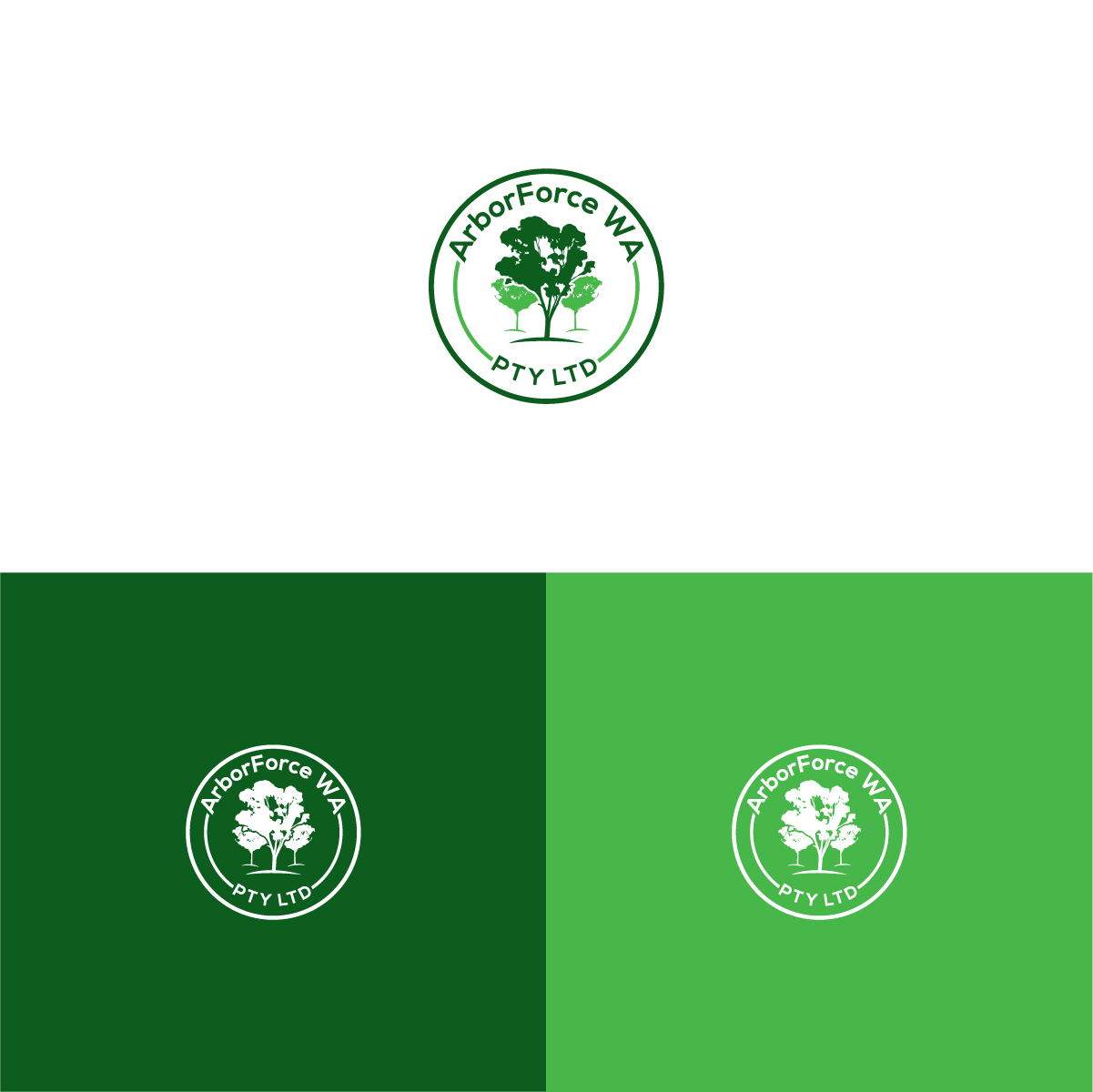 Logo Design by Kreative_Finger for ArborForce WA Pty Ltd | Design #25517261
