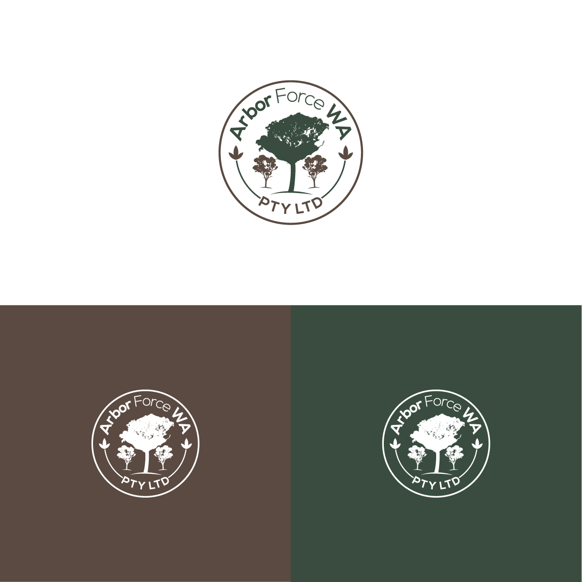 Logo Design by Kreative_Finger for ArborForce WA Pty Ltd | Design #25517262