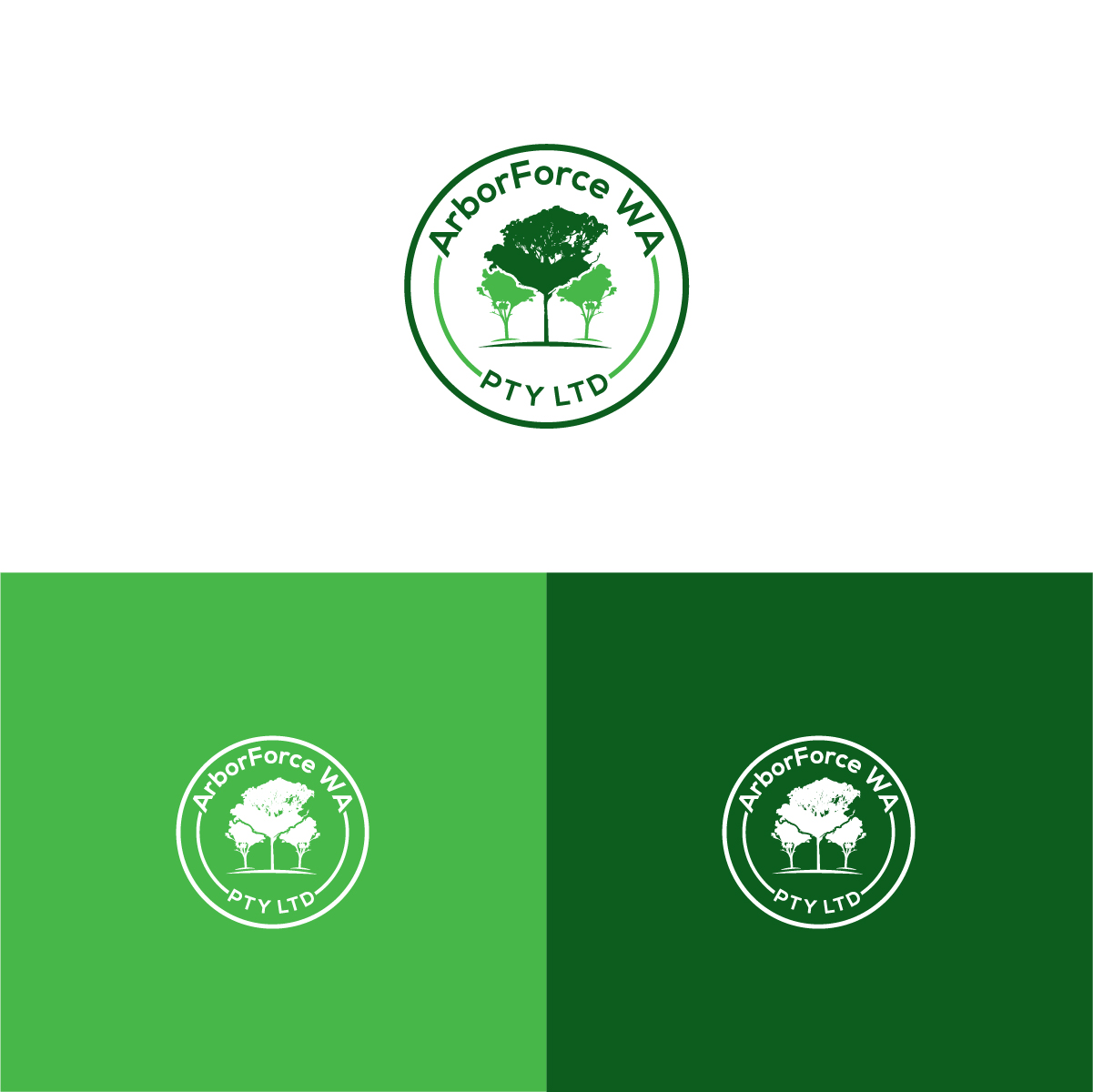 Logo Design by Kreative_Finger for ArborForce WA Pty Ltd | Design #25517263
