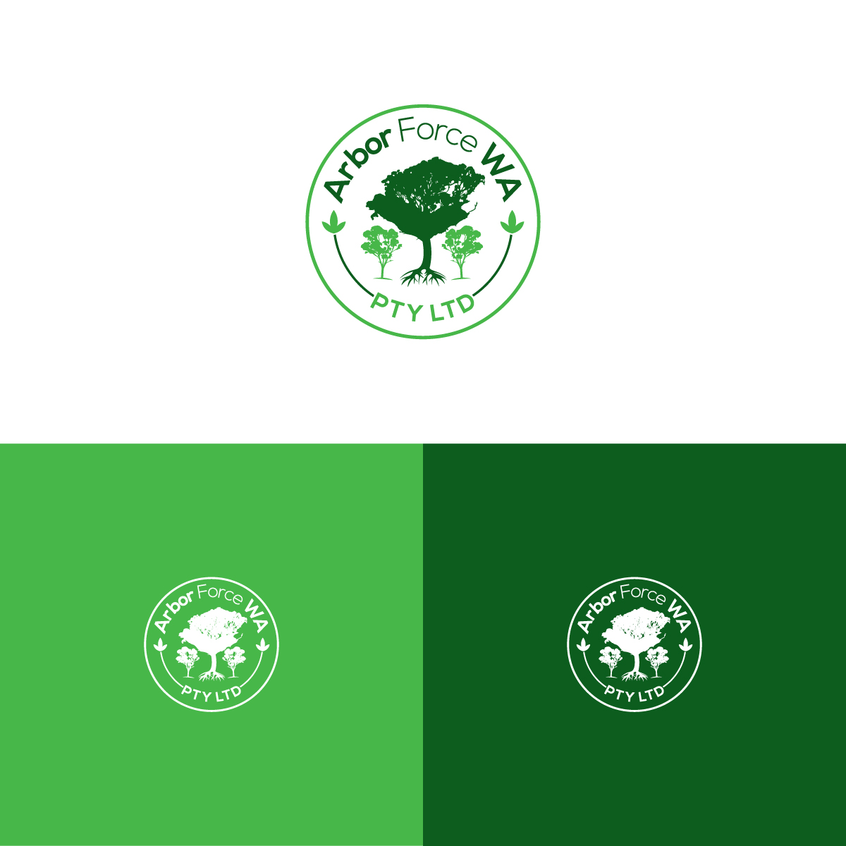 Logo Design by Kreative_Finger for ArborForce WA Pty Ltd | Design #25517264