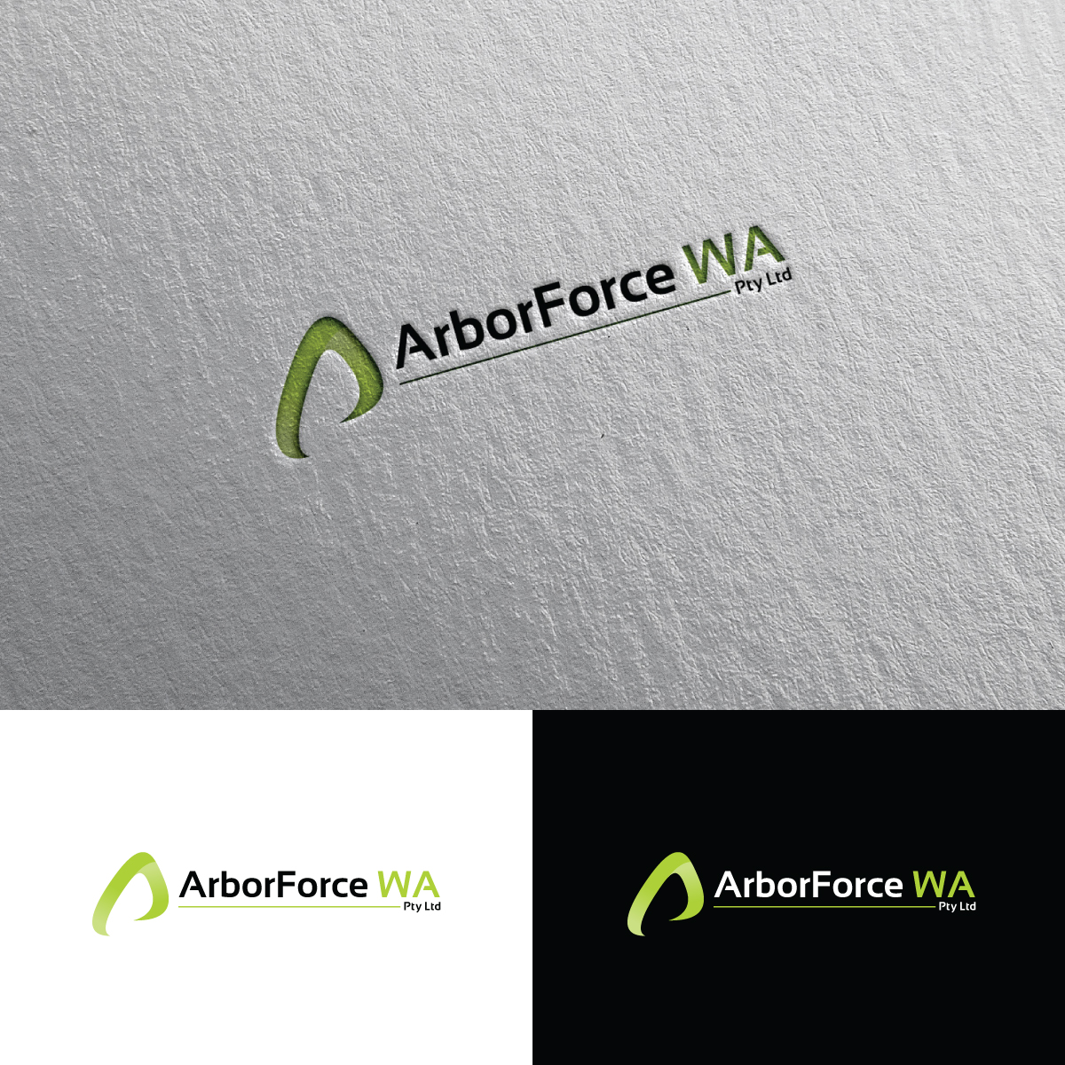 Logo Design by Rii for ArborForce WA Pty Ltd | Design #25505475