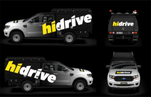 vehicle branding / half wrap - quarter wrap  | Car Wrap Design by Alessandro Serrago