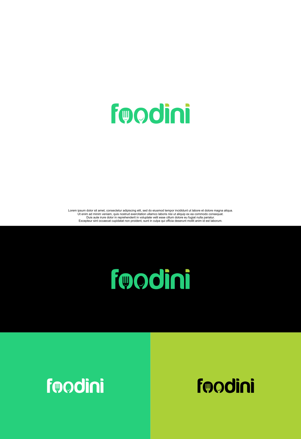 Logo Design by siti MWDesign for Foodini | Design #25525157